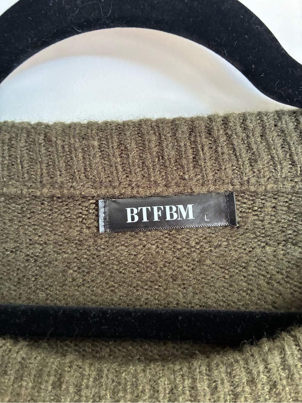 BTFBM Olive Sweater Dress - Large - Picture 2 of 2